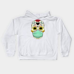 2020 halloween with mask Kids Hoodie